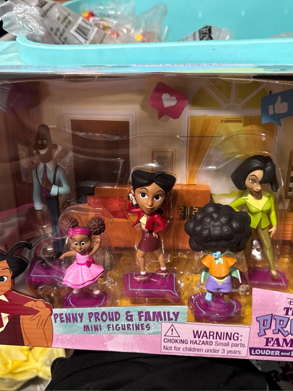 Disney’s the proud family, Penny, proud and family mini figures new inbox